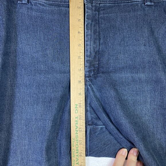 Lee Platinum Label Jeans Womens 18 Blue Denim‎ Stretchy No Gap Waist Band Mom - Picture 10 of 13